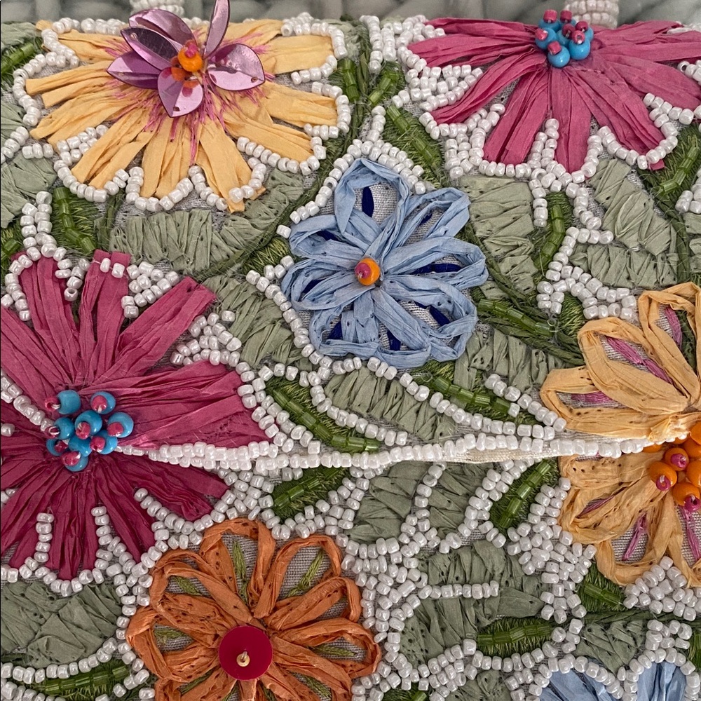 Kelly & Katie Floral Beaded Mini Bag - Multicolor - Picture 2 of 4